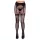 Cottelli Legwear - ciorapi cu bandă adezivă - model deschis - negru (S-L)
