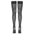 Ciorapi Cottelli - model leopard, negru - 3
