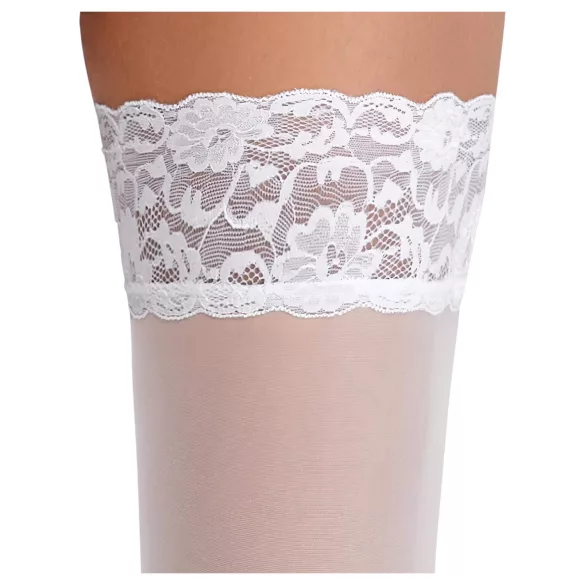 Cottelli - dresuri cu bandă din dantelă florală - alb - 3/M-L