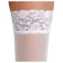 Cottelli - dresuri cu bandă din dantelă florală - alb - 3/M-L