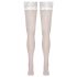 Cottelli - dresuri cu model floral din dantelă (alb) - 3/M-L