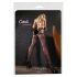 Cottelli - Dresă sexy cu ondulații (negru) - XL
