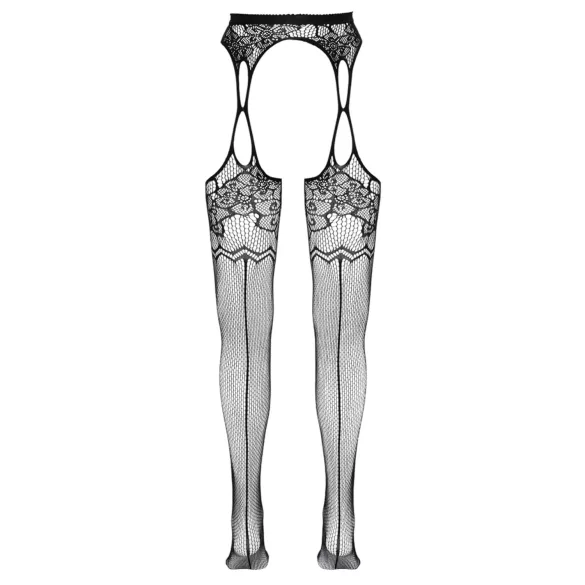 Cottelli - dres sexy cu model din plasă - negru