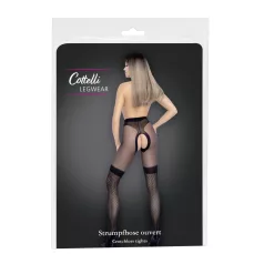 Cottelli - dresuri deschise cu inserții plasă - negru