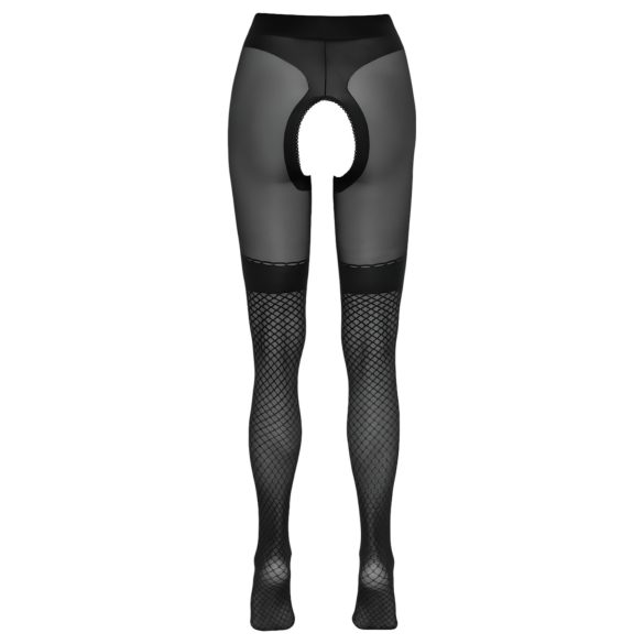 Cottelli - dresuri deschise cu inserții plasă - negru - 3