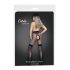 Ciorapi Cottelli - deschidere sexy, plasă fină (negru) - 4