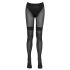 Ciorapi Cottelli - deschidere sexy, plasă fină (negru) - 4