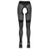 Ciorapi Cottelli - deschidere sexy, plasă fină (negru) - 4