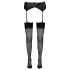 Ciorapi Cottelli cu dungă la spate și cusături elegante (negru) - 2