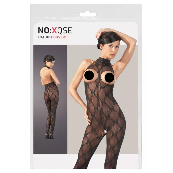 NO:XQSE - Body dantelă cu sânii decupați
