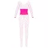 Cottelli - body plasă fină roz - mărime S-L