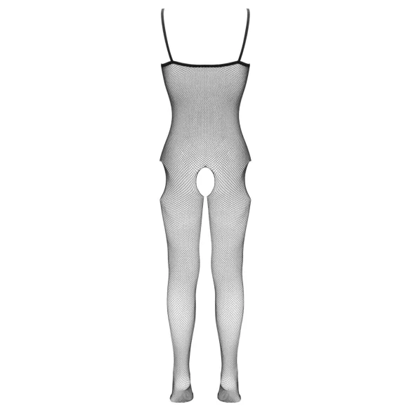Cottelli Fantasy - body din plasă cu decupaje la șolduri, deschis (negru) - mărime S-L