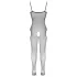 Cottelli Fantasy - body din plasă cu decupaje la șolduri, deschis (negru) - mărime S-L