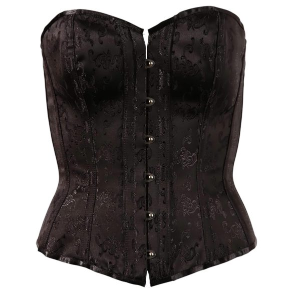 Cottelli - corset cu broderie pentru petrecere (negru)