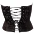 Cottelli - corset de petrecere brodat - negru - M