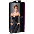 Cottelli - corset de petrecere brodat (negru) - L