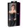 Cottelli - corset de petrecere brodat (negru) - 2XL