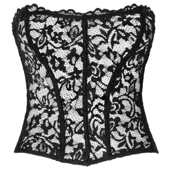 Noir - corset dantelă (negru) - M