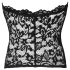 Noir - corset din dantelă (negru) - M