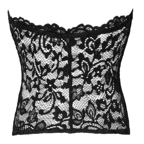 Noir - corset din dantelă (negru) - M