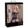 Abierta Fina - top strălucitor cu lanț și tanga (negru) - 85B/L