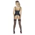Abierta Fina - sutien push-up cu portjartier (negru)
