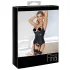 Abierta Fina - sutien push-up cu portjartier (negru)