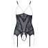 Cottelli - Top deschis cu mărgele (negru) - M