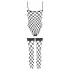 NO:XQSE - set erotic cu plasă - negru (S-L)