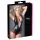 Cottelli - body sexy din plasă transparentă - negru - M