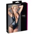 Cottelli - body sexy din plasă transparentă - negru - L