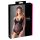Cottelli - Body catifelat, versatil (negru) - 85C/L