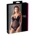 Cottelli - Body catifelat, versatil (negru) - 85C/L