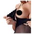 Cottelli - Body catifelat, versatil (negru) - 85C/L