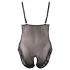 Cottelli Plus Size - body din dantelă - negru - XXXL