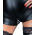 Noir - salopetă scurtă cu mâneci lungi și lucioasă (negru) - XL
