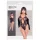NO:XQSE - body sexy cu fundiță - mânecă lungă - negru (S-L)