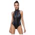 Cottelli Party - body negru cu imprimeu piele de șarpe