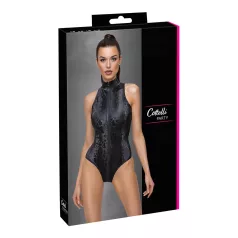 Cottelli Party - body cu model piele de șarpe - negru - M