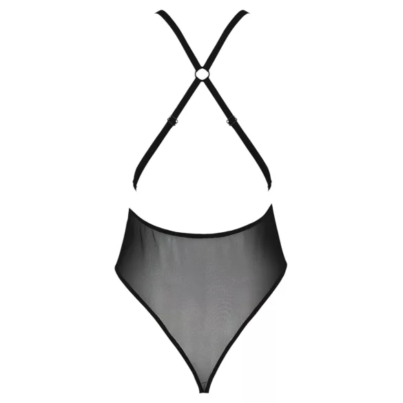 Passion Eco Zinnia - body dantelă (negru)