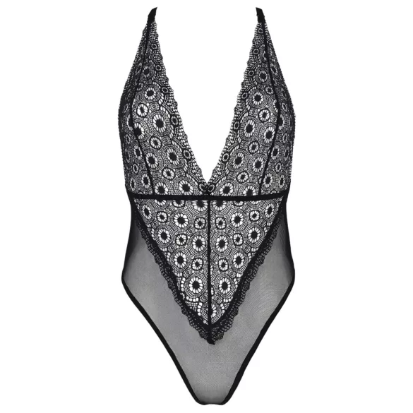 Passion Eco Zinnia - body dantelă (negru)