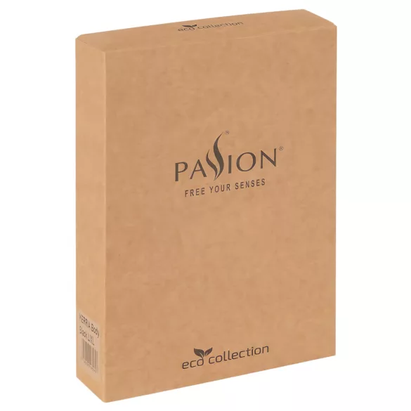 Passion Eco Zinnia - body dantelă (negru)