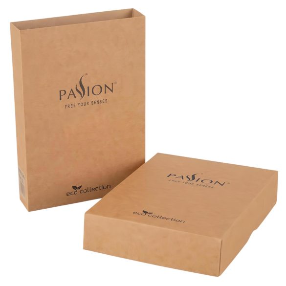 Passion Eco Zinnia - body dantelă (negru) - L/XL