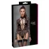 Cottelli - body transparent cu bretele - negru - L