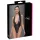 Cottelli Party - body sexy lucios cu guler - negru - M
