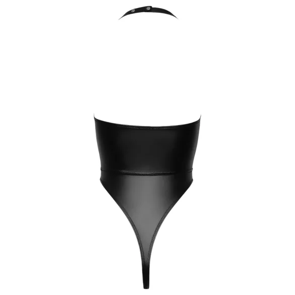 Cottelli Party - body sexy lucios cu guler - negru - L