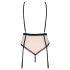Obsessive Lilines - body cu portjartier (roz) - L/XL