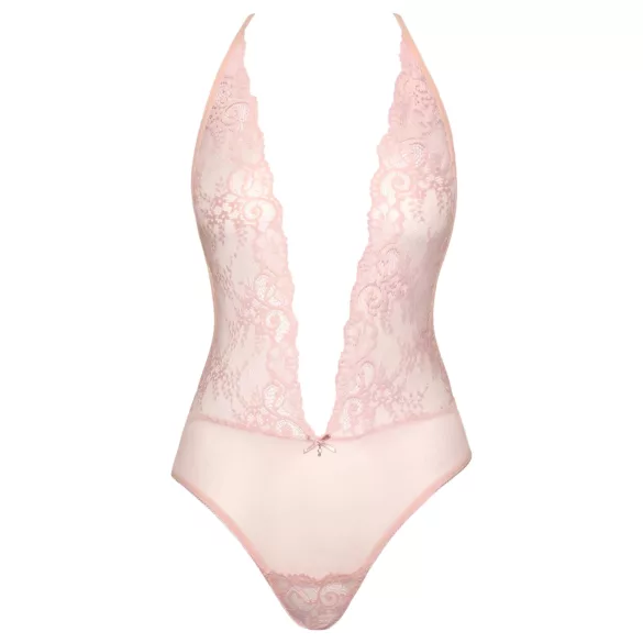 Kissable - body dantelă sexy - roz - L/XL