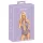 Kissable - body din dantelă cu guler la gât - mov - L/XL