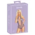 Kissable - body din dantelă cu guler la gât - mov - L/XL